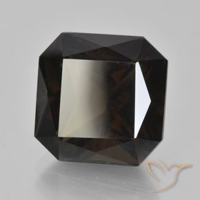 9.38 ct Brown Smoky Quartz Stone, Natural Smoky Quartz in Octagon / Scissor Cut Shape for Sale