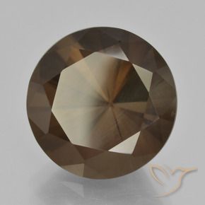 9.79 ct Brown Smoky Quartz Stone, Natural Smoky Quartz in Diamond-Cut Shape for Sale