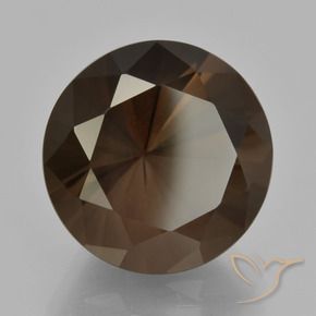 10.19 ct Brown Smoky Quartz Stone, Natural Smoky Quartz in Diamond-Cut Shape for Sale