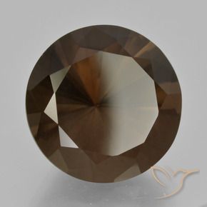 10.43 ct Brown Smoky Quartz Stone, Natural Smoky Quartz in Diamond-Cut Shape for Sale