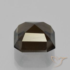 Smoky Quartz Gemstone in 10.5 x 10.4 mm Size for Sale, Smoky Quartz Stone in Medium Brown Color
