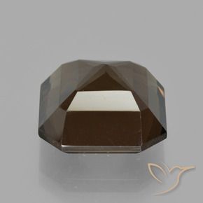 Smoky Quartz Gemstone in 13 x 13 mm (calibrated) Size for Sale, Smoky Quartz Stone in Dark Brown Color