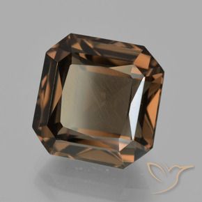 7.63 ct Brown Smoky Quartz Stone, Natural Smoky Quartz in Octagon / Scissor Cut Shape for Sale
