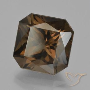 10.48 ct Brown Smoky Quartz Stone, Natural Smoky Quartz in Octagon / Scissor Cut Shape for Sale