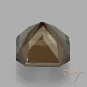 Smoky Quartz Gemstone in 13 x 13 mm (calibrated) Size for Sale, Smoky Quartz Stone in Brown Color