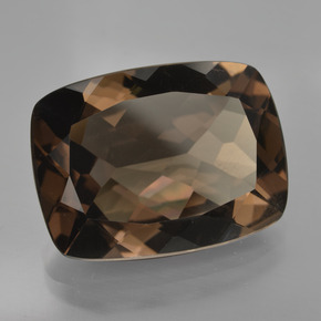16.28 ct Brown Smoky Quartz Stone, Natural Smoky Quartz in Cushion-Cut Shape for Sale