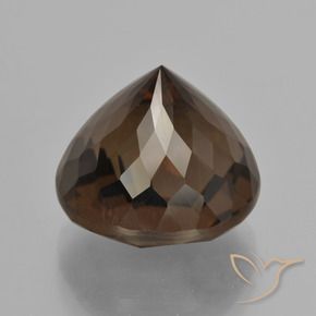 Smoky Quartz Gemstone in 13 mm (calibrated) Size for Sale, Smoky Quartz Stone in Umber Brown Color