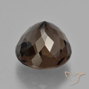 Smoky Quartz Gemstone in 14 mm (calibrated) Size for Sale, Smoky Quartz Stone in Hickory Brown Color