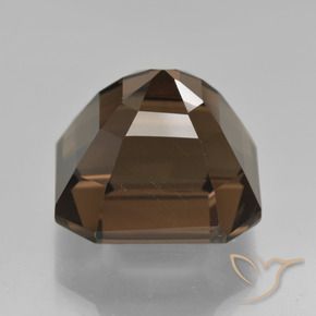Smoky Quartz Gemstone in 13 x 13 mm (calibrated) Size for Sale, Smoky Quartz Stone in Medium Brown Color
