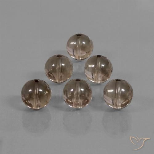 44.95ctw Natural Hickory Brown Smoky Quartz, Sphere / Ball, Transparent