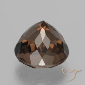 Smoky Quartz Gemstone in 11 mm (calibrated) Size for Sale, Smoky Quartz Stone in Umber Brown Color