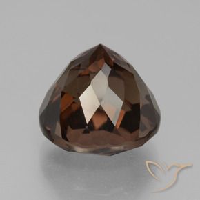 Smoky Quartz Gemstone in 13 mm (calibrated) Size for Sale, Smoky Quartz Stone in Dark Brown Color