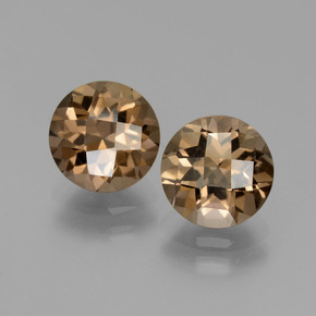1.8ct Round Checkerboard Brown Smoky Quartz for sale thumb image of 1.8ct Round Checkerboard Brown Smoky Quartz (ID: 440016)