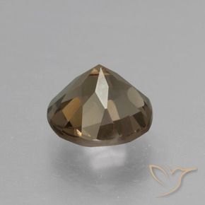 Smoky Quartz Gemstone in 8 mm (calibrated) Size for Sale, Smoky Quartz Stone in Light Mocha Color