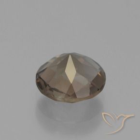 Smoky Quartz Gemstone in 8 mm (calibrated) Size for Sale, Smoky Quartz Stone in Light Mocha Color