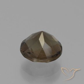 Smoky Quartz Gemstone in 7.5 mm (calibrated) Size for Sale, Smoky Quartz Stone in Light Mocha Color