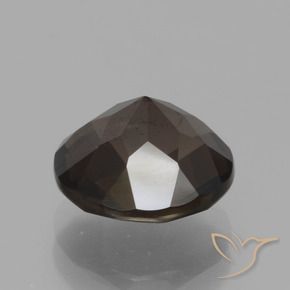 Smoky Quartz Gemstone in 9.5 mm (calibrated) Size for Sale, Smoky Quartz Stone in Umber Brown Color