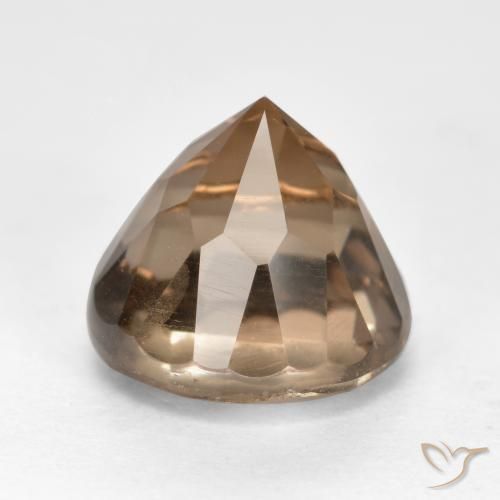 Smoky Quartz Gemstone in 8.5 mm (calibrated) Size for Sale, Smoky Quartz Stone in Medium Brown Color