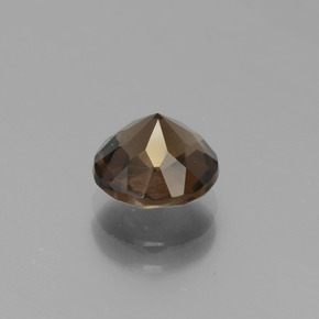 Smoky Quartz Gemstone in 8 mm (calibrated) Size for Sale, Smoky Quartz Stone in Chocolate Brown Color