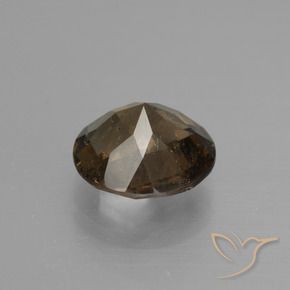 Smoky Quartz Gemstone in 8 mm (calibrated) Size for Sale, Smoky Quartz Stone in Gingerbread Brown Color