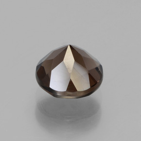 Smoky Quartz Gemstone in 7.5 mm (calibrated) Size for Sale, Smoky Quartz Stone in Dark Brown Color