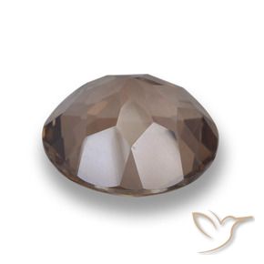 Smoky Quartz Gemstone in 12 mm (calibrated) Size for Sale, Smoky Quartz Stone in Hickory Brown Color