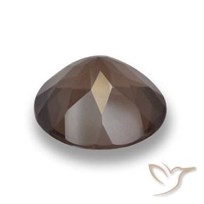 Smoky Quartz Gemstone in 12 mm (calibrated) Size for Sale, Smoky Quartz Stone in Chocolate Brown Color