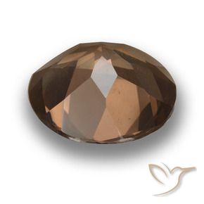 Smoky Quartz Gemstone in 15 mm (calibrated) Size for Sale, Smoky Quartz Stone in Hickory Brown Color
