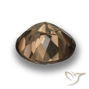 Smoky Quartz Gemstone in 11 mm (calibrated) Size for Sale, Smoky Quartz Stone in Warm Brown Color