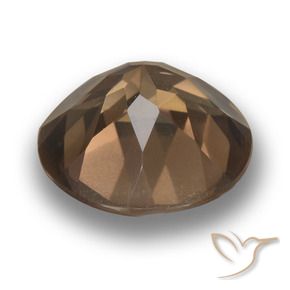 Smoky Quartz Gemstone in 12 mm (calibrated) Size for Sale, Smoky Quartz Stone in Hickory Brown Color