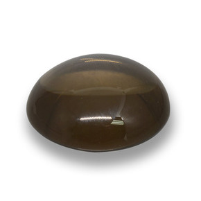 15.68 ct Brown Smoky Quartz Stone, Natural Smoky Quartz in Round Cabochon Shape for Sale