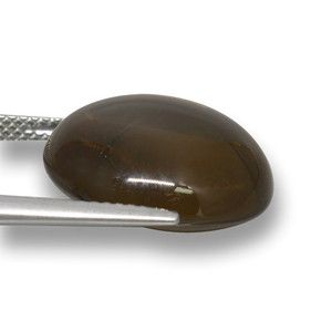 Smoky Quartz Gemstone in 16.9 mm Size for Sale, Smoky Quartz Stone in Umber Brown Color