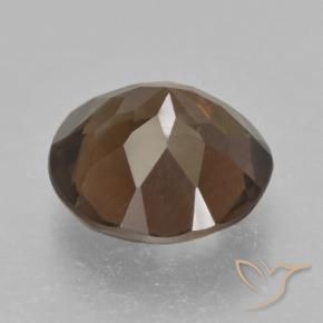Smoky Quartz Gemstone in 11 mm (calibrated) Size for Sale, Smoky Quartz Stone in Hickory Brown Color