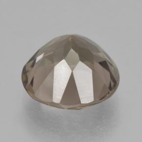 Smoky Quartz Gemstone in 11 mm (calibrated) Size for Sale, Smoky Quartz Stone in Medium Greyish Brown Color