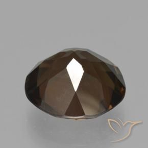 Smoky Quartz Gemstone in 14 mm (calibrated) Size for Sale, Smoky Quartz Stone in Reddish Brown Color