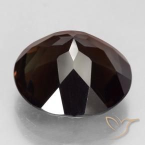 Smoky Quartz Gemstone in 16 mm (calibrated) Size for Sale, Smoky Quartz Stone in Chocolate Brown Color