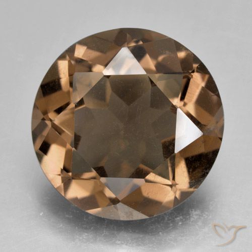 8.88ct Natural Warm Brown Smoky Quartz, Round, VS