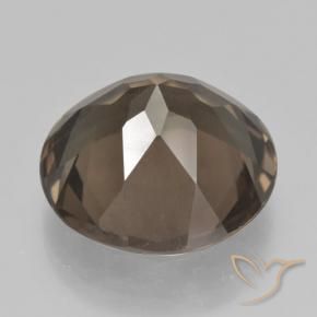 Smoky Quartz Gemstone in 16 mm (calibrated) Size for Sale, Smoky Quartz Stone in Hickory Brown Color