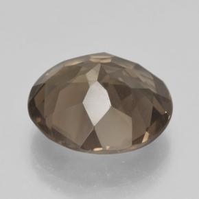 Smoky Quartz Gemstone in 14.5 mm Size for Sale, Smoky Quartz Stone in Medium Brown Color