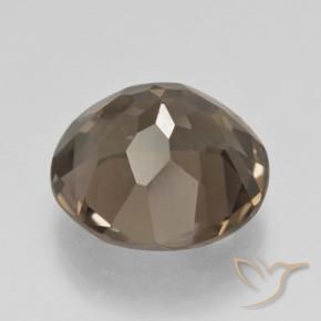 Smoky Quartz Gemstone in 15 mm (calibrated) Size for Sale, Smoky Quartz Stone in Medium Brown Color