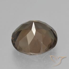 Smoky Quartz Gemstone in 11 mm (calibrated) Size for Sale, Smoky Quartz Stone in Gingerbread Brown Color