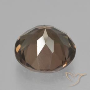 Smoky Quartz Gemstone in 11 mm (calibrated) Size for Sale, Smoky Quartz Stone in Warm Brown Color