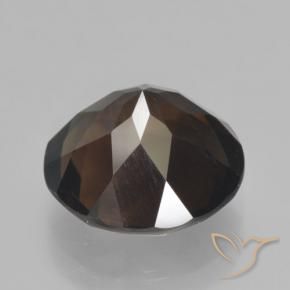Smoky Quartz Gemstone in 12 mm (calibrated) Size for Sale, Smoky Quartz Stone in Hickory Brown Color