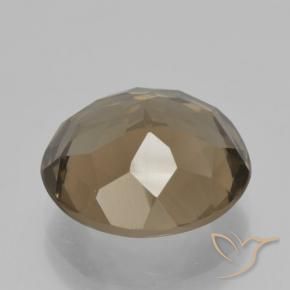 Smoky Quartz Gemstone in 12 mm (calibrated) Size for Sale, Smoky Quartz Stone in Medium-Light Brown Color