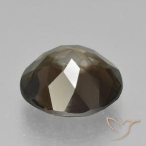 Smoky Quartz Gemstone in 12 mm (calibrated) Size for Sale, Smoky Quartz Stone in Dark Brown Color