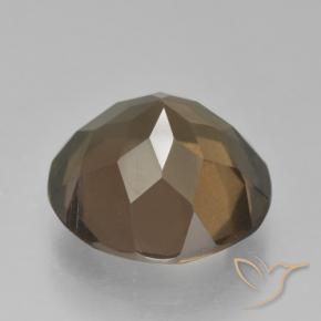 Smoky Quartz Gemstone in 12 mm (calibrated) Size for Sale, Smoky Quartz Stone in Medium Brown Color
