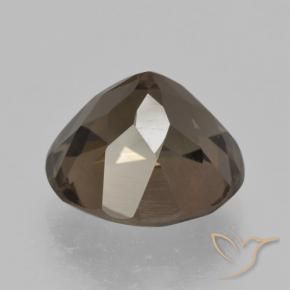 Smoky Quartz Gemstone in 11.5 mm Size for Sale, Smoky Quartz Stone in Warm Brown Color