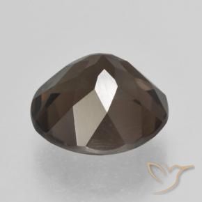 Smoky Quartz Gemstone in 12 mm (calibrated) Size for Sale, Smoky Quartz Stone in Medium Brown Color