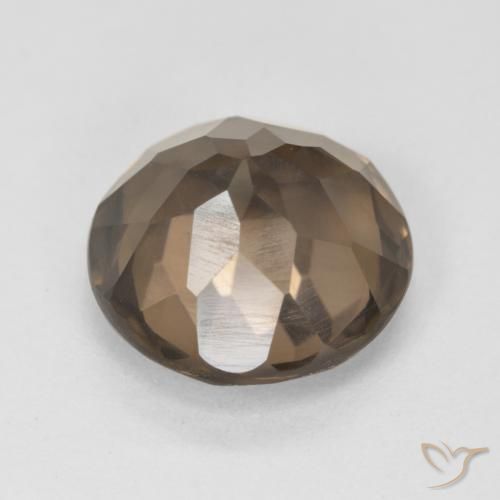 Smoky Quartz Gemstone in 11 mm (calibrated) Size for Sale, Smoky Quartz Stone in Medium Brown Color