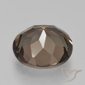 Smoky Quartz Gemstone in 12 mm (calibrated) Size for Sale, Smoky Quartz Stone in Gingerbread Brown Color